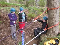 Abseiling photo