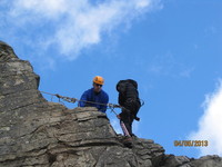 Abseiling photo