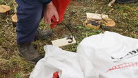 Tomahawk Throwing / Camp Pizza / Branding photo