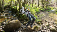 Rope & Ladder Climb / Crate Climbing / Wobbly Pole / Tyrolean photo